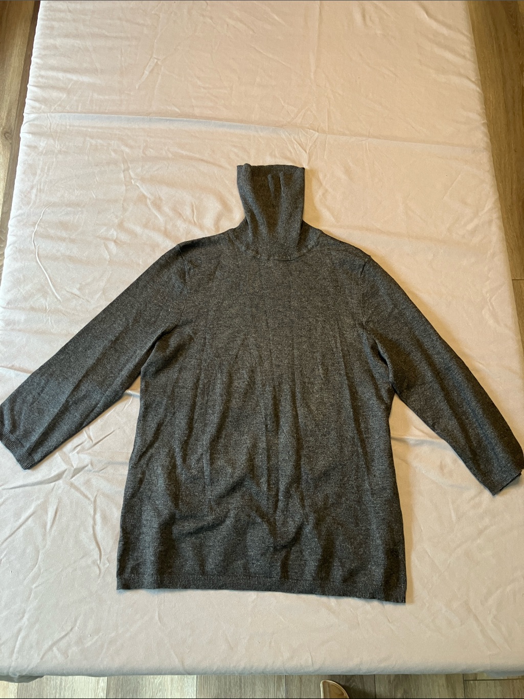 Chico's Charcoal Gray Turtleneck Sweater